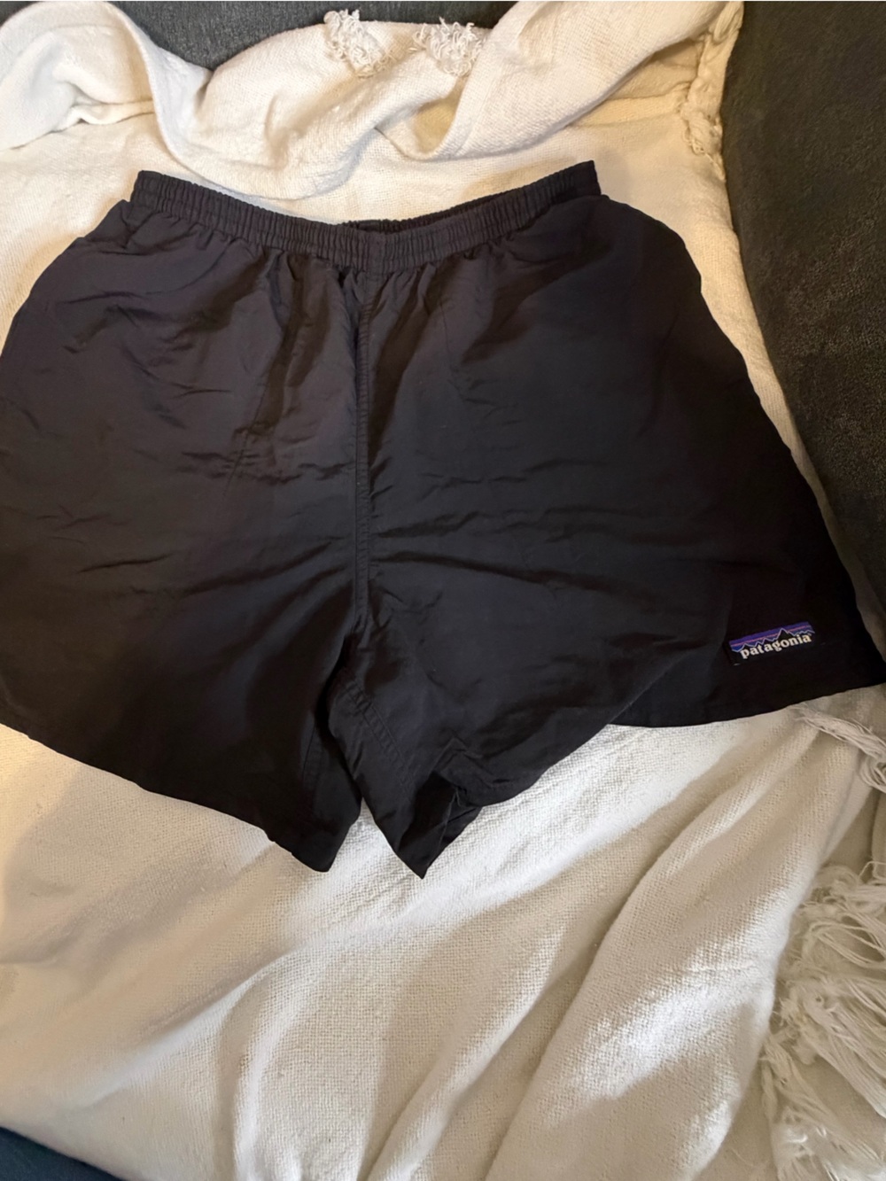 Vintage Patagonia Black Mesh-Lined Lightweight Shell